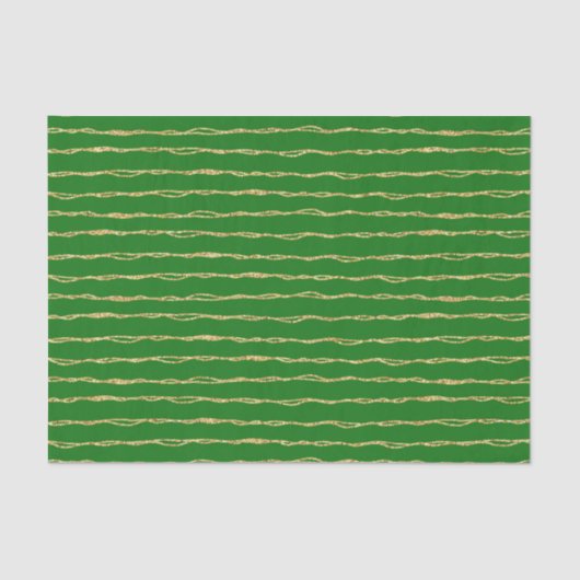 Papier Mousseline Noël chatoyant et vert (Recto)