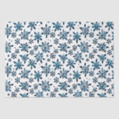 Papier Mousseline Noël classique du flocon de neige (Recto)