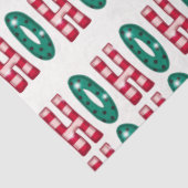 Papier Mousseline Noël coloré de mignonne Ho Ho Ho (Détail)