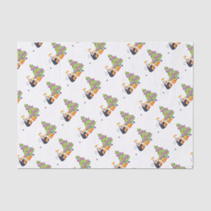 Papier Mousseline Noël d'ange de pingouin