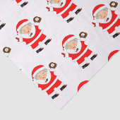 Papier Mousseline Noël de baseball (Détail)