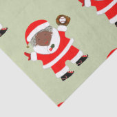 Papier Mousseline Noël de baseball (Détail)