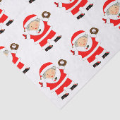 Papier Mousseline Noël de baseball (Détail)