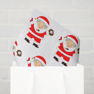 Papier Mousseline Noël de baseball