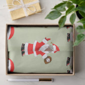 Papier Mousseline Noël de baseball (Cadeau)