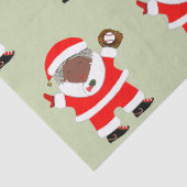 Papier Mousseline Noël de baseball (Détail)