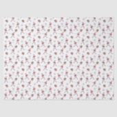 Papier Mousseline Noël de Baseball Père Noël (Recto)