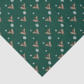 Papier Mousseline Noël de canard de Père Noël Mallard (Détail)