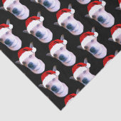 Papier Mousseline Noël de chien personnalisé (Détail)