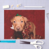 Papier Mousseline Noël de chiot de Pitbull (Artisanat)