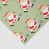 Papier Mousseline Noël de football (Détail)