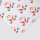 Papier Mousseline Noël de football (Détail)