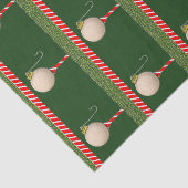 Papier Mousseline Noël de golf (Détail)