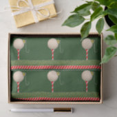 Papier Mousseline Noël de golf (Cadeau)