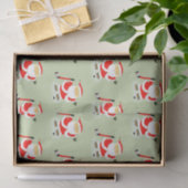 Papier Mousseline Noël de hockey (Cadeau)