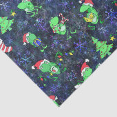 Papier Mousseline Noël de la grenouille — Fête de Noël de la Grenoui (Détail)