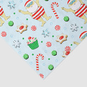 Papier Mousseline Noël de la nageur de Noël (Détail)