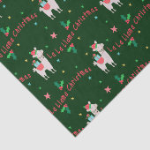 Papier Mousseline Noël de lama de La de La (Détail)