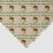 Papier Mousseline Noël de meow-y, animal drôle mignon de chat de (Détail)