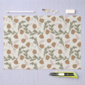 Papier Mousseline Noël de Noël Pinecone À feuillage persistant Decou (Artisanat)