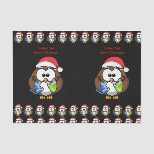 Papier Mousseline Noël de papier de tissu décoratif (Recto)