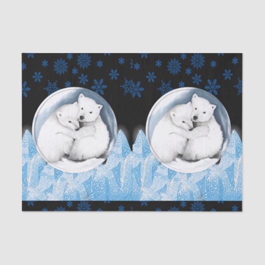 Papier Mousseline Noël de papier de tissu décoratif (Recto)