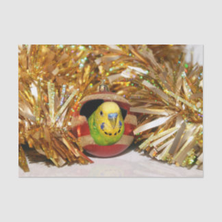 Papier Mousseline Noël de perruche