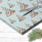 Papier Mousseline Noël de plage