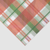 Papier Mousseline Noël de plaid de Madras (Détail)