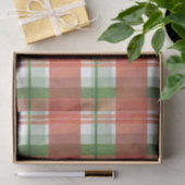 Papier Mousseline Noël de plaid de Madras (Cadeau)