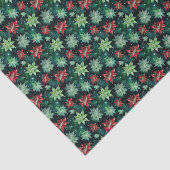 Papier Mousseline Noël de Poinsettia (Détail)