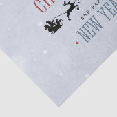 Papier Mousseline Noël de Santa and his Flying (Détail)