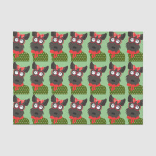 Papier Mousseline Noël de Terrier