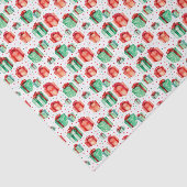 Papier Mousseline Noël de vacances Watercolor (Détail)