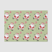 Papier Mousseline Noël de volley-ball (Recto)