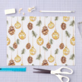 Papier Mousseline Noël des cônes de pin de miel (Artisanat)