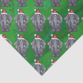 Papier Mousseline Noël des éléphants (Détail)