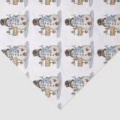 Papier Mousseline Noël des motoneiges (Détail)