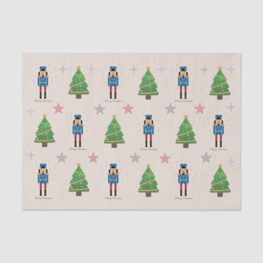 Papier Mousseline Noël des noisettes (Recto)