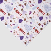 Papier Mousseline Noël des noisettes géantes (Détail)