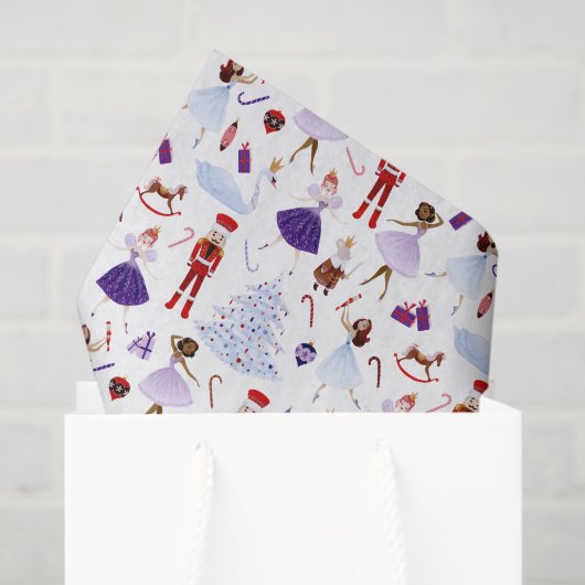 Papier Mousseline Noël des noisettes géantes (Sac cadeau)