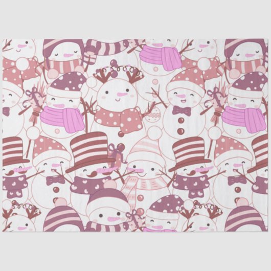 Papier Mousseline Noël des Super Amusement et des neiges Modernes (Recto)