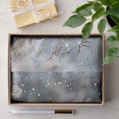 Papier Mousseline Noël d'hiver du loup (Cadeau)