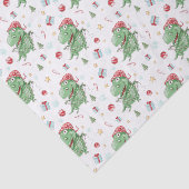 Papier Mousseline Noël Dinosaur T-Rex vacances (Détail)