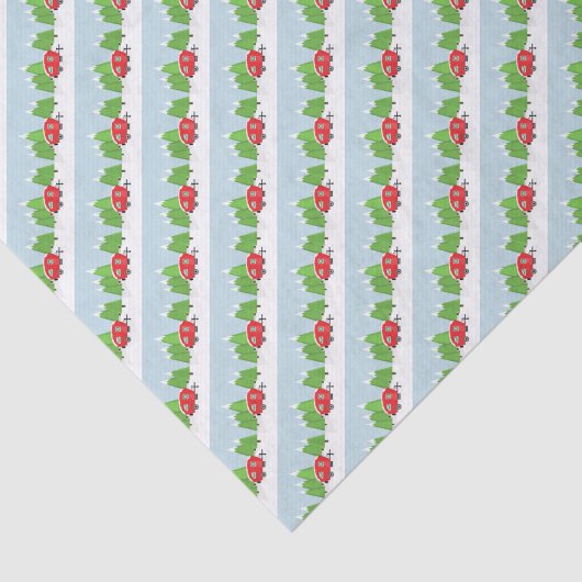 Papier Mousseline Noël du Camper Retro (Détail)