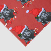 Papier Mousseline Noël du joli Black Labrador Retriever (Détail)