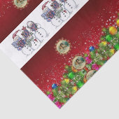 Papier Mousseline Noël du papier de tissus (Détail)