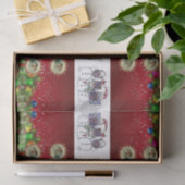 Papier Mousseline Noël du papier de tissus (Cadeau)