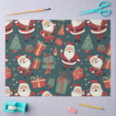 Papier Mousseline Noël du Père Noël présente Noël (Artisanat)