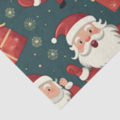 Papier Mousseline Noël du Père Noël présente Noël (Détail)